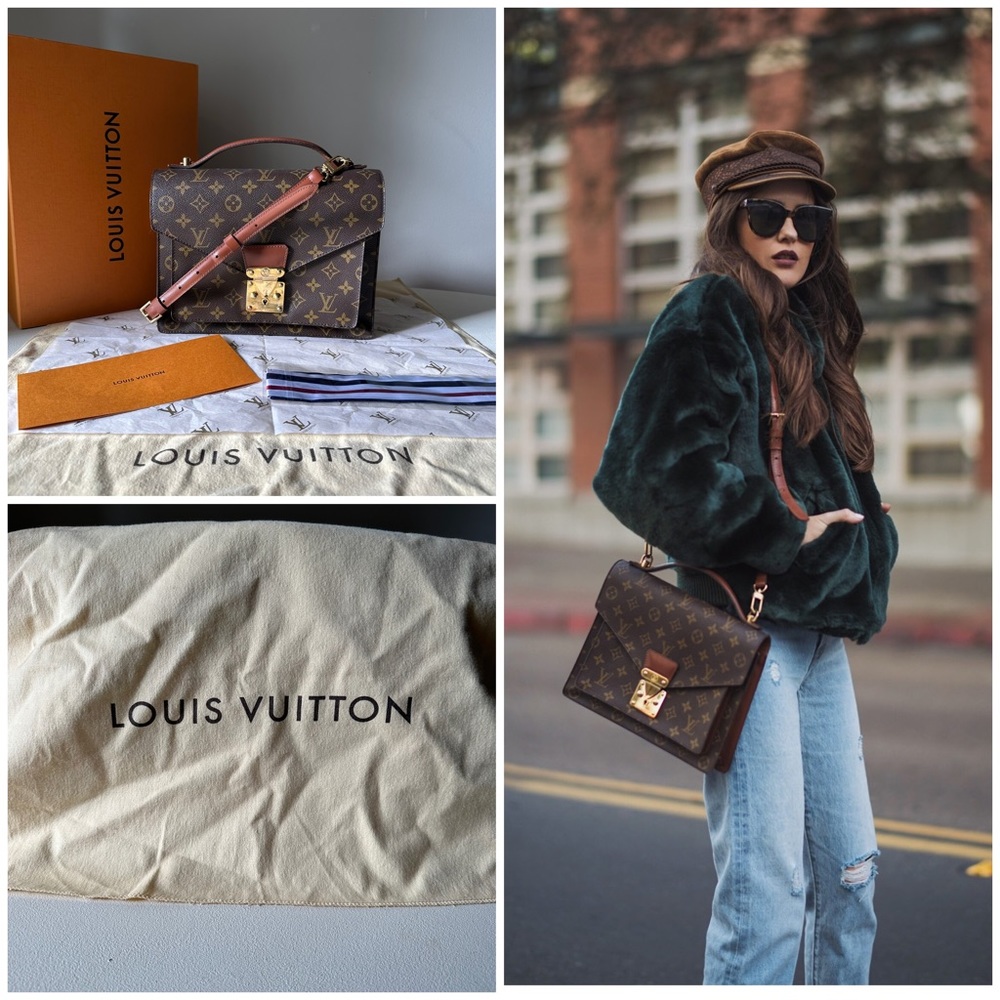Louis Vuitton - Monceau 28 2-way Dust Bag & Twilly